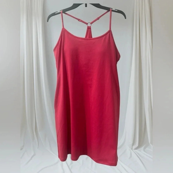 SKETCHERS NWT GOSTRETCH DRESS SIZE LARGE IN DARK PINK - Picture 4 of 6